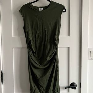 Bae green mini maternity dress